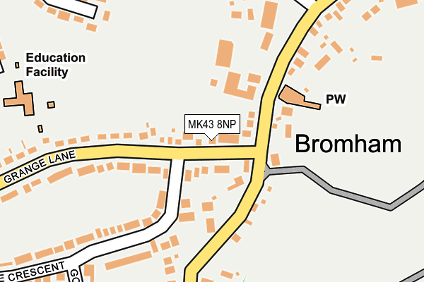 Map of BAFC LTD at local scale
