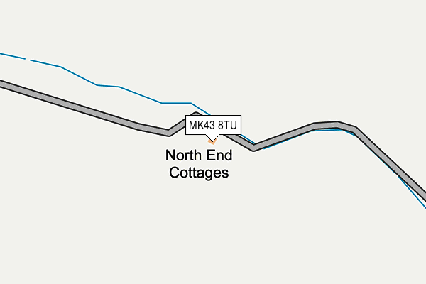 MK43 8TU map - OS OpenMap – Local (Ordnance Survey)