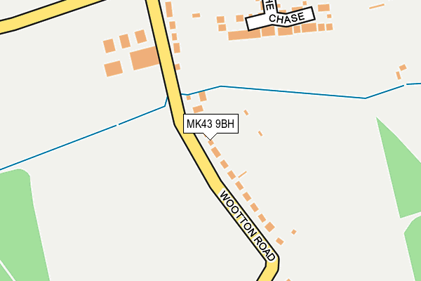 MK43 9BH map - OS OpenMap – Local (Ordnance Survey)