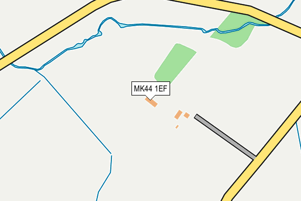 MK44 1EF map - OS OpenMap – Local (Ordnance Survey)