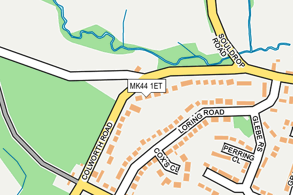 MK44 1ET map - OS OpenMap – Local (Ordnance Survey)