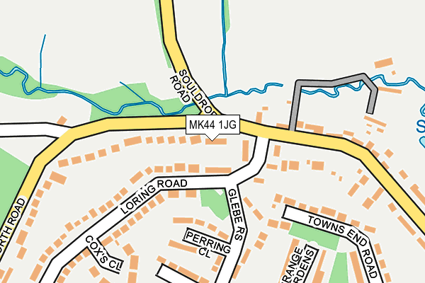 MK44 1JG map - OS OpenMap – Local (Ordnance Survey)
