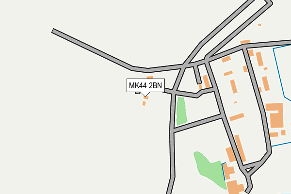 MK44 2BN map - OS OpenMap – Local (Ordnance Survey)