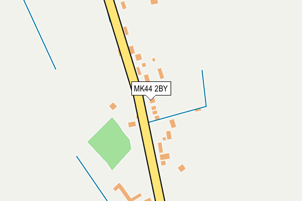 MK44 2BY map - OS OpenMap – Local (Ordnance Survey)