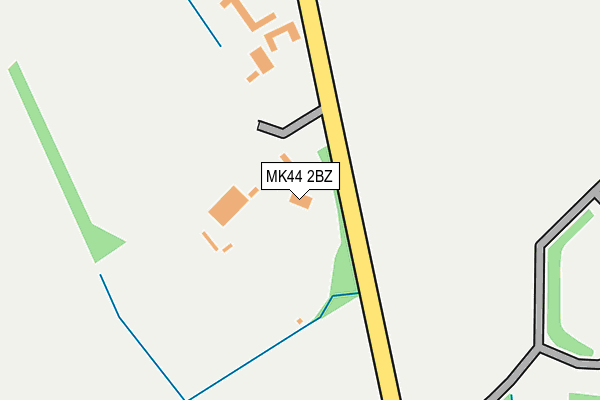 MK44 2BZ map - OS OpenMap – Local (Ordnance Survey)