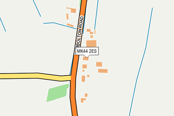 MK44 2ES map - OS OpenMap – Local (Ordnance Survey)