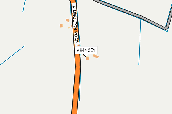 MK44 2EY map - OS OpenMap – Local (Ordnance Survey)