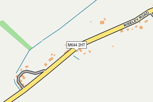 MK44 2HT map - OS OpenMap – Local (Ordnance Survey)
