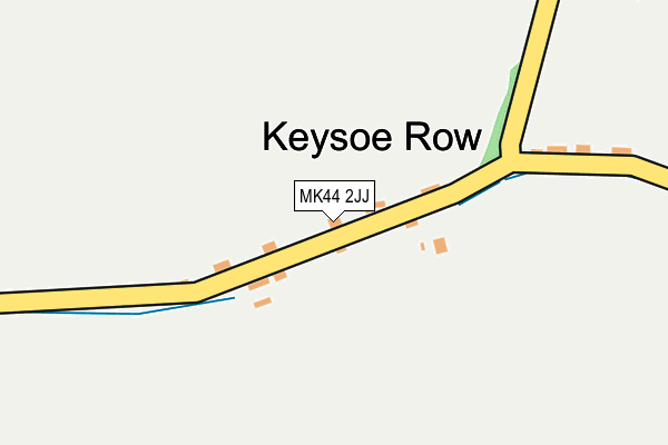 MK44 2JJ map - OS OpenMap – Local (Ordnance Survey)