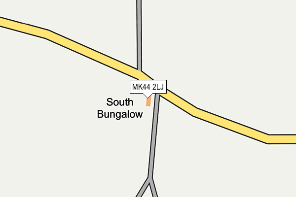 MK44 2LJ map - OS OpenMap – Local (Ordnance Survey)