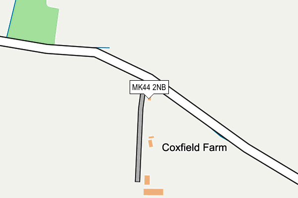 MK44 2NB map - OS OpenMap – Local (Ordnance Survey)