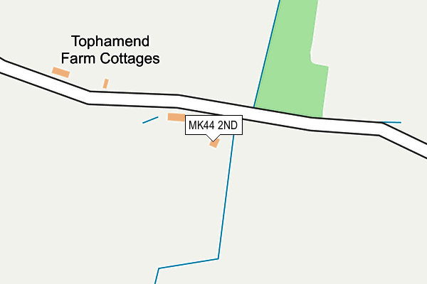 MK44 2ND map - OS OpenMap – Local (Ordnance Survey)