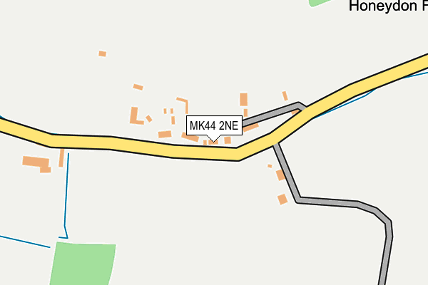 MK44 2NE map - OS OpenMap – Local (Ordnance Survey)