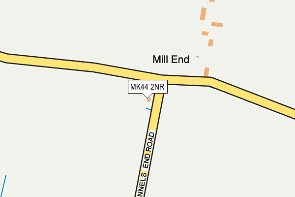 MK44 2NR map - OS OpenMap – Local (Ordnance Survey)