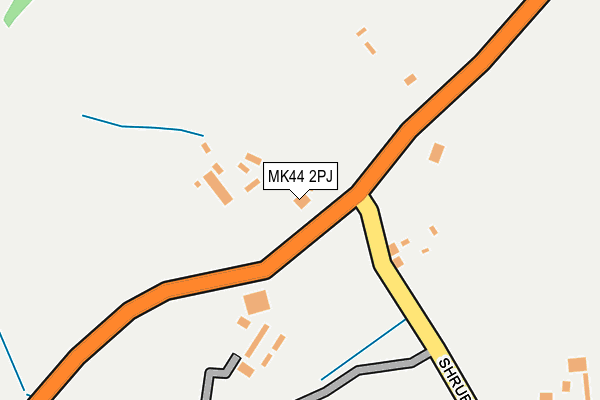 MK44 2PJ map - OS OpenMap – Local (Ordnance Survey)