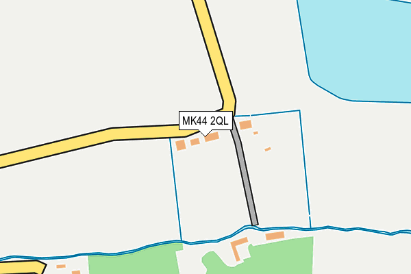 MK44 2QL map - OS OpenMap – Local (Ordnance Survey)