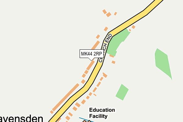 MK44 2RP map - OS OpenMap – Local (Ordnance Survey)