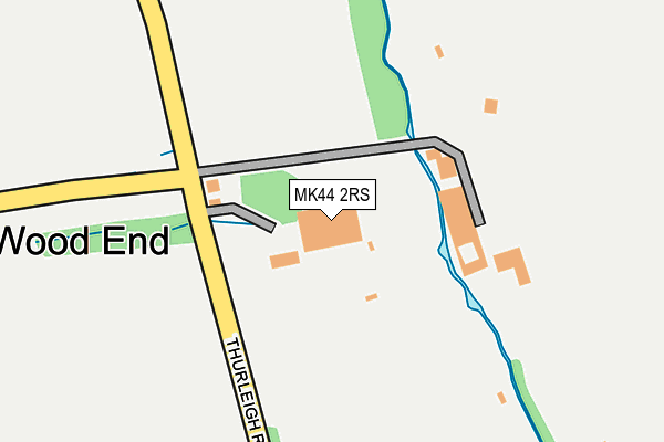 MK44 2RS map - OS OpenMap – Local (Ordnance Survey)