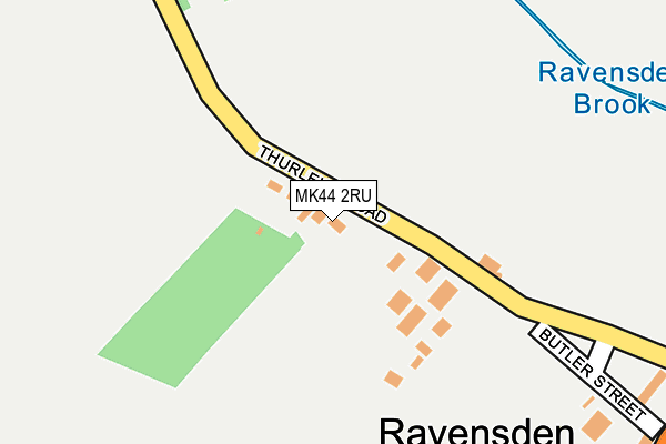 MK44 2RU map - OS OpenMap – Local (Ordnance Survey)