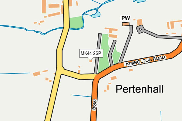 MK44 2SP map - OS OpenMap – Local (Ordnance Survey)