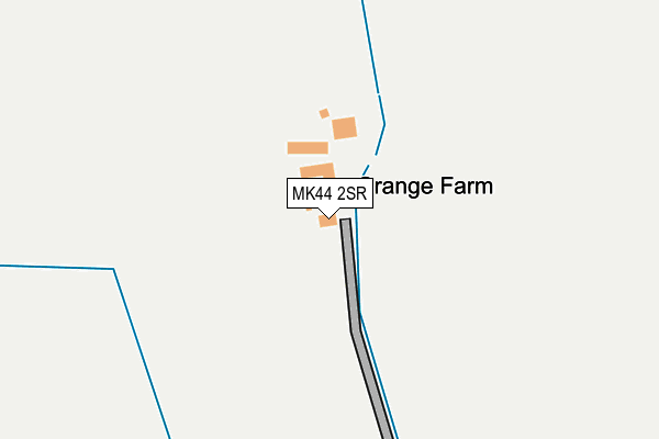 MK44 2SR map - OS OpenMap – Local (Ordnance Survey)