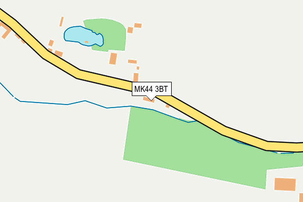 MK44 3BT map - OS OpenMap – Local (Ordnance Survey)