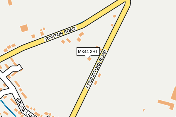 MK44 3HT map - OS OpenMap – Local (Ordnance Survey)