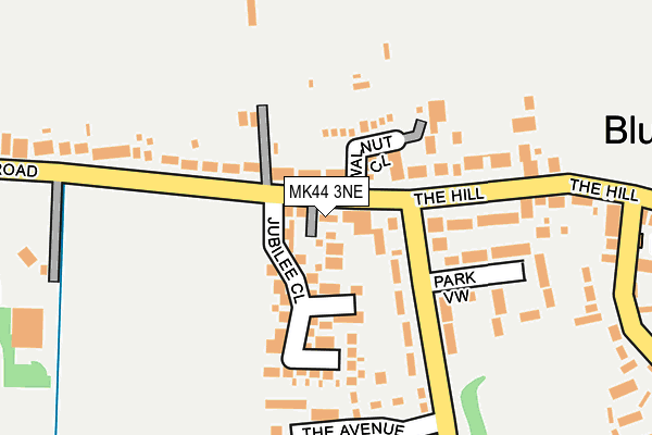 MK44 3NE map - OS OpenMap – Local (Ordnance Survey)