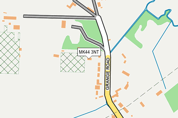 MK44 3NT map - OS OpenMap – Local (Ordnance Survey)