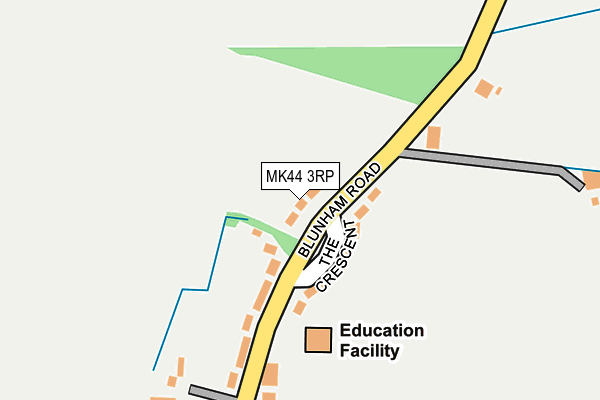 MK44 3RP map - OS OpenMap – Local (Ordnance Survey)