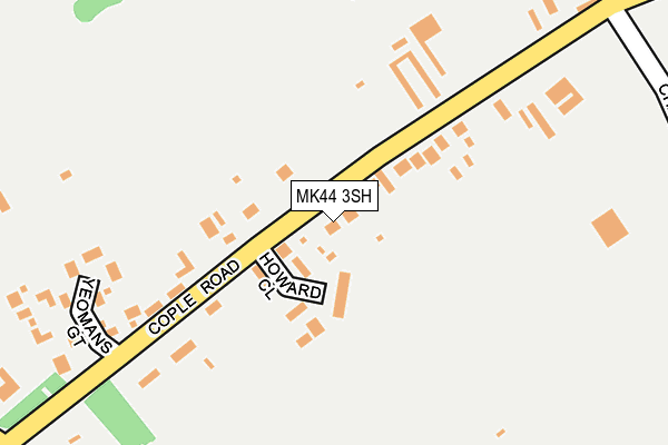 MK44 3SH map - OS OpenMap – Local (Ordnance Survey)