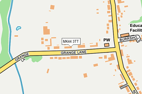 MK44 3TT map - OS OpenMap – Local (Ordnance Survey)