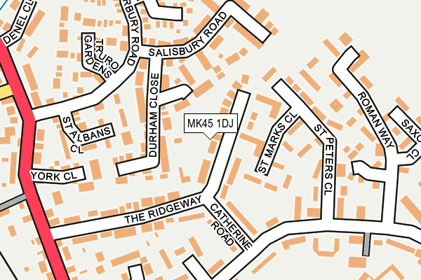 Map of WOBURN VILLAGE BRASSERIE LIMITED at local scale