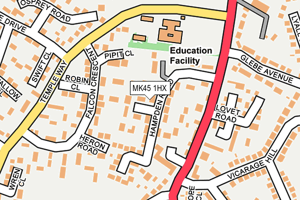 Map of EMADDS LTD at local scale