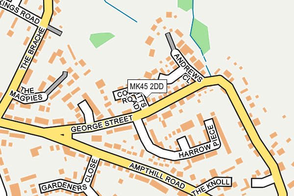 MK45 2DD map - OS OpenMap – Local (Ordnance Survey)