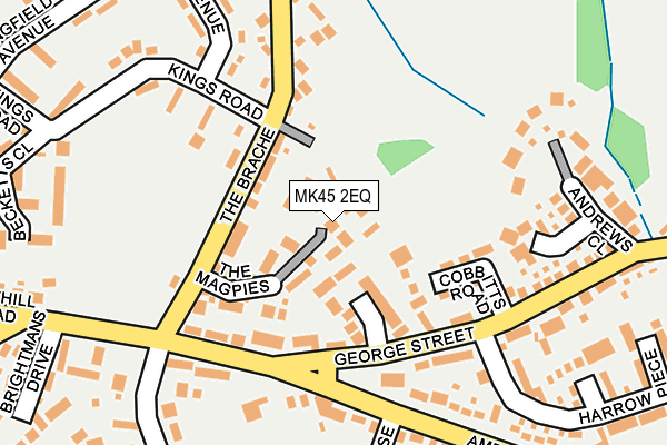 MK45 2EQ map - OS OpenMap – Local (Ordnance Survey)