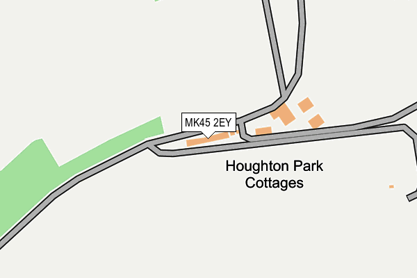 MK45 2EY map - OS OpenMap – Local (Ordnance Survey)