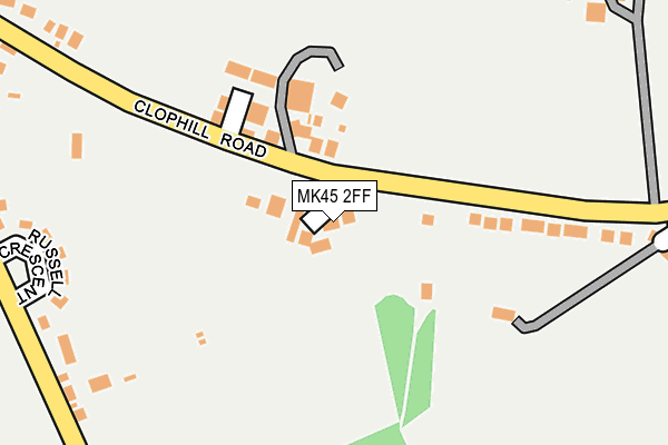 MK45 2FF map - OS OpenMap – Local (Ordnance Survey)