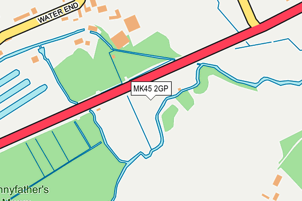 MK45 2GP map - OS OpenMap – Local (Ordnance Survey)