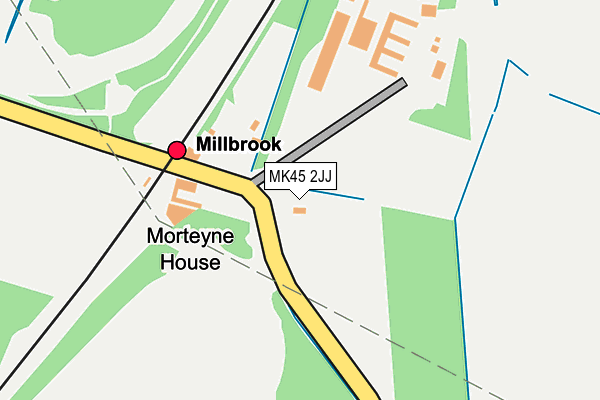 MK45 2JJ map - OS OpenMap – Local (Ordnance Survey)