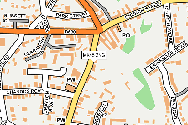 Map of FRATELLI AMPTHILL LIMITED at local scale