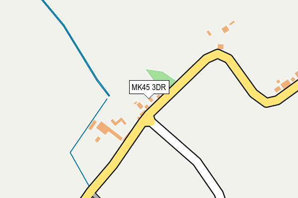 MK45 3DR map - OS OpenMap – Local (Ordnance Survey)