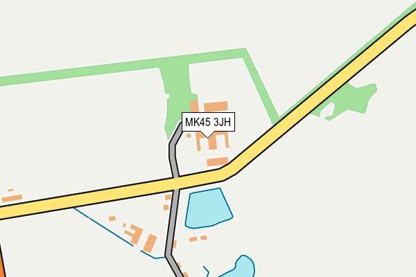 MK45 3JH map - OS OpenMap – Local (Ordnance Survey)