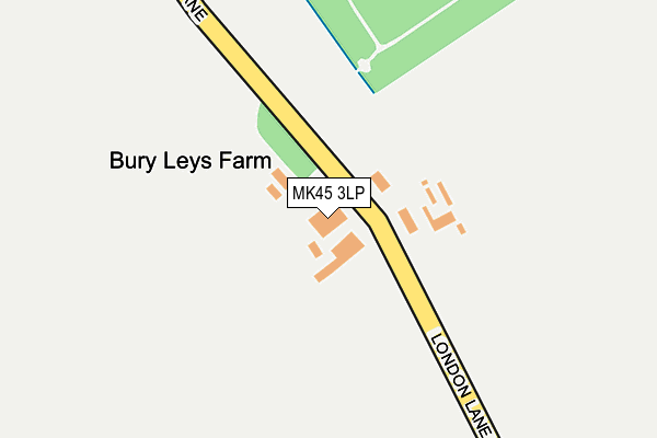 MK45 3LP map - OS OpenMap – Local (Ordnance Survey)