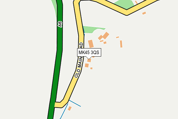 MK45 3QS map - OS OpenMap – Local (Ordnance Survey)