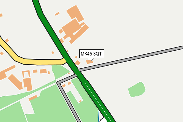 MK45 3QT map - OS OpenMap – Local (Ordnance Survey)