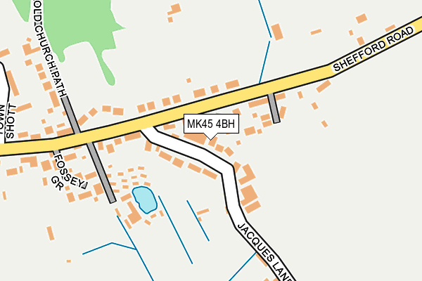 MK45 4BH map - OS OpenMap – Local (Ordnance Survey)