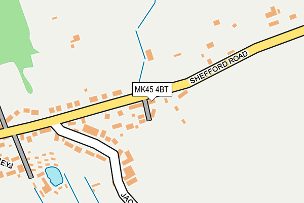 MK45 4BT map - OS OpenMap – Local (Ordnance Survey)