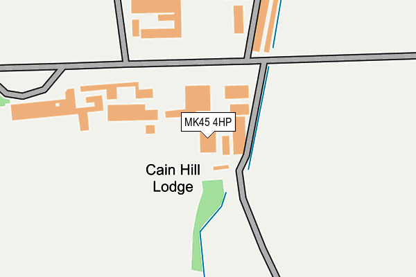 MK45 4HP map - OS OpenMap – Local (Ordnance Survey)