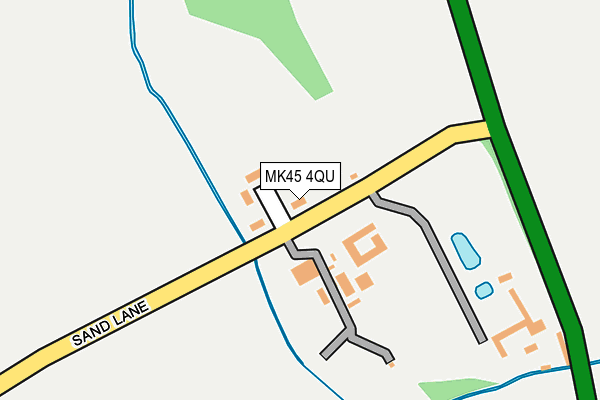 MK45 4QU map - OS OpenMap – Local (Ordnance Survey)